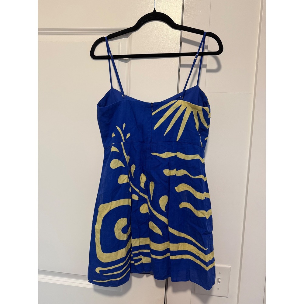 Cala de la Cruz Mini Dress Large Blue Good